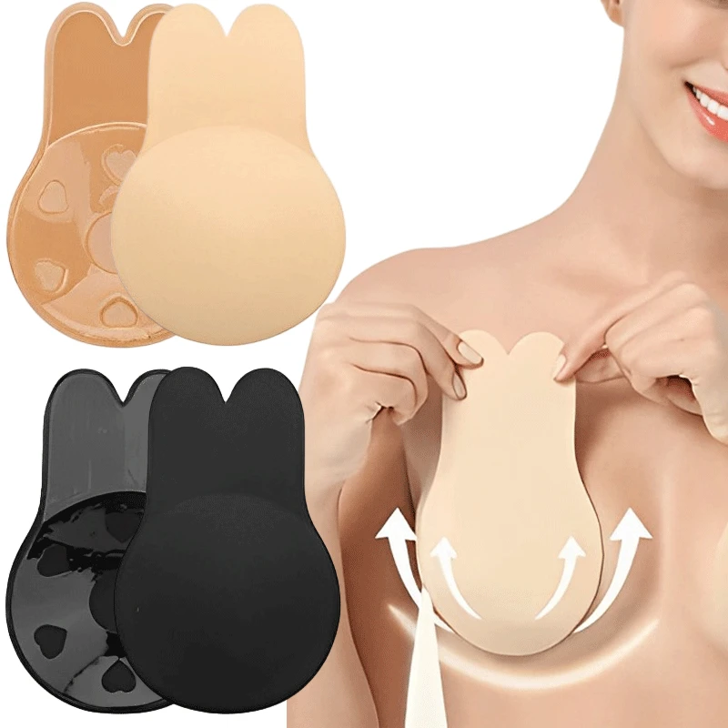 Strapless Bra Adhesive - Kadınlar İçin Yapışkanlı Silikon Askısız Görünmez