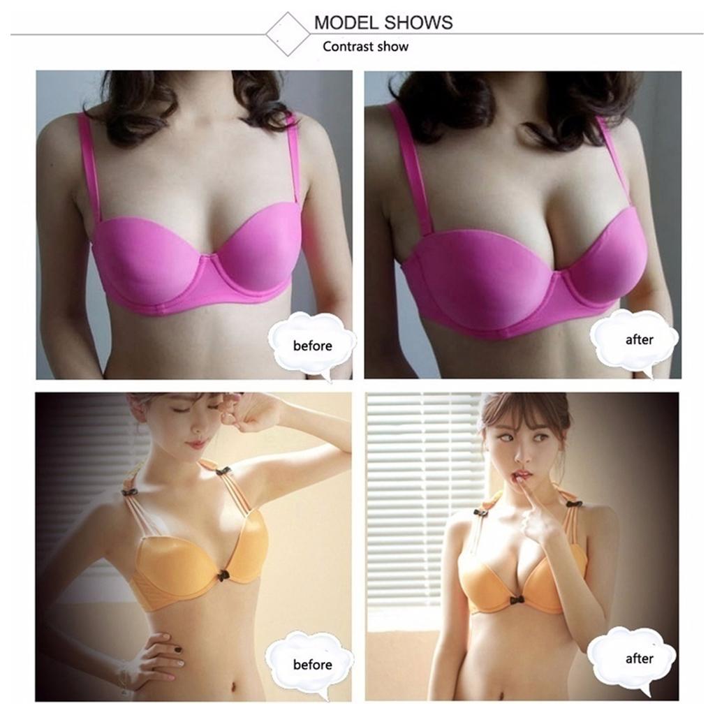 Push Up Bra Silicone - Yeniden Kullanılabilir Silikon Göğüs Dolgusu, Hafif