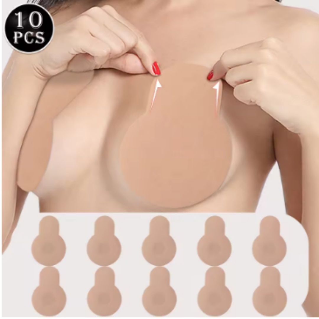 Push Up Bra Silicone - Kadınlar için Destekli Sütyen, Kendinden Yapışkanlı