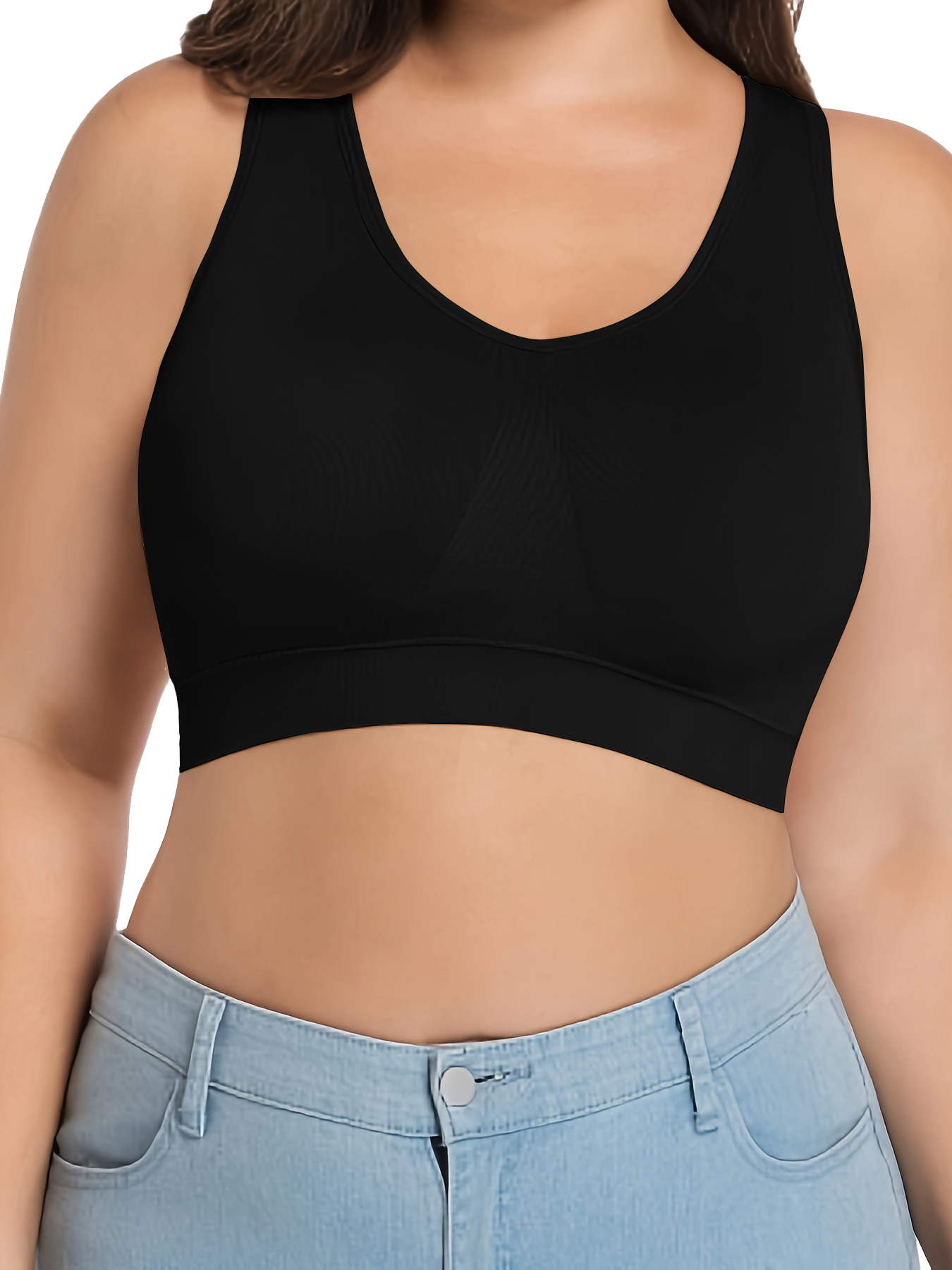 3'lü Paket, Büyük Beden Kadınl - Sleep Bra Bralette incelemesi ve fiyatı